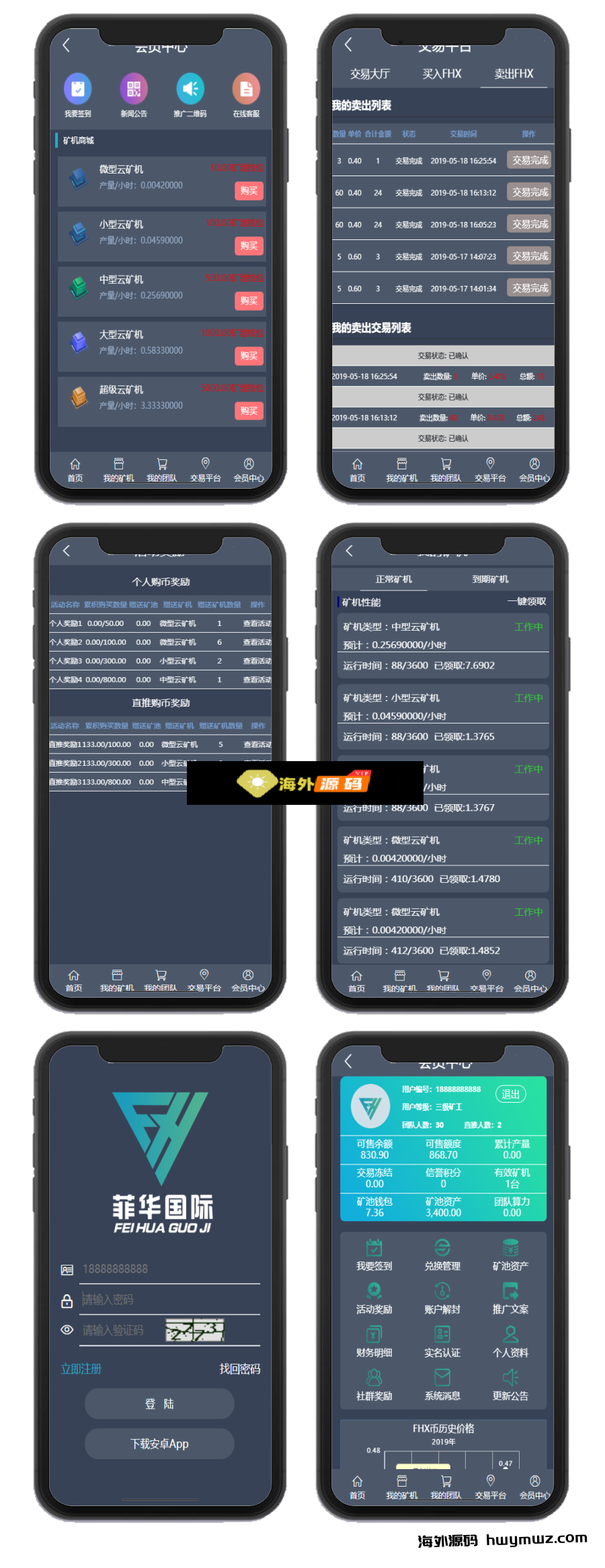 【海外源码】【CBT云矿机区块源码】全新灰色UI版本+矿机CBT+MTC释放源码+挖矿矿池云矿机平台游戏OTC