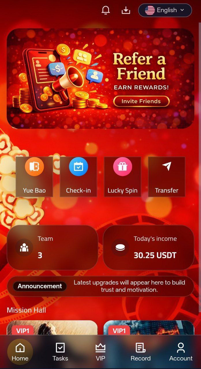 海外14国语言电影投资理财系统